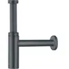 Image de Siphon lavabo Flowstar S noir chromé brossé