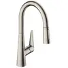 Image de Robinet de cuisine avec douchette Talis M51 200 sBox 2 jets aspect acier inox