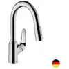 Image de Robinet de cuisine avec douchette Focus M42 180 2 jets chromé