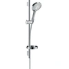 Image de Ensemble de douche 120 3jet PowderRain avec barre Unica'S puro 65 cm et porte-savon chromé Raindance Select S