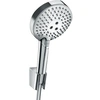 Image de Ensemble support mural et douchette 120 3jet PowderRain avec flexible de douche 160 cm chromé Raindance Select S