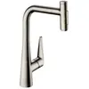 Image de Robinet de cuisine avec douchette Talis Select M51 300 sBox 2 jets aspect acier inox