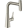 Image de Robinet de cuisine avec douchette Metris Select M71 240 sBox 2 jets aspect acier inox