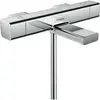 Image de Mitigeur de douche/baignoire thermostatique Hansgrohe Ecostat E à installation sur base ou en suspension murale