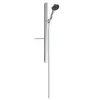 Image de Ensemble de douche 130 3jet avec barre de douche 90 cm avec porte-savon chromé Rainfinity