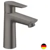 Image de Mitigeur de lavabo Talis E 110 avec tirette et vidage noir chromé brossé