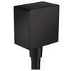 Image de Coude de raccordement FixFit Square noir mat