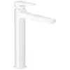 Image de Mitigeur lavabo Metropol 260 poignée manette, bonde Push-Open blanc mat