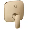Image de Façade mitigeur bain douche encastré 2 sorties Talis E bronze brossé