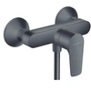Image de Mitigeur douche mécanique Talis E noir chromé brossé