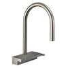 Image de Robinet de cuisine avec douchette Aquno Select M81 170 sBox 3 jets aspect acier inox