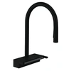 Image de Robinet de cuisine avec douchette Aquno Select M81 170 sBox 3 jets noir mat