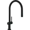 Image de Robinet de cuisine avec douchette Talis M54 210 noir mat