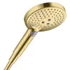 Image de Pommeau de douche Raindance Select S EcoSmart 120 3 jets aspect doré poli