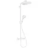 Image de Colonne de douche thermostatique Croma Select S 280 blanc mat