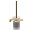 Image de Porte-brosse HANSGROHE WC mural aspect doré poli
