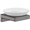 Image de hansgrohe AddStoris - Porte-savon, Porte-savon pour montage mural, fixation cachée, Accessoires de salle de bains, Noir chromé brossé, 41746340 en occasion ou reconditionné