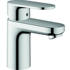 Image de Mitigeur lavabo Vernis Blend 70 Chromé avec tirette et vidage métallique