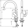 Image de Robinet de cuisine Vernis Shape M35 210 chromé