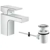Image de hansgrohe Vernis Shape Mitigeur de lavabo 70 avec tirette et vidage synthétique, chromé, 71560000 en occasion ou reconditionné