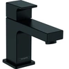 Image de Robinet de lave-mains 70 eau froide sans tirette ni vidage noir mat