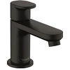 Image de Robinet de lave-mains 70 eau froide sans tirette ni vidage noir mat