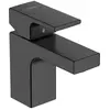 Image de Mitigeur lavabo Vernis Shape 70 Noir mat avec tirette et vidage synthétique