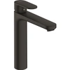 Image de Mitigeur lavabo Vernis Blend 190 avec tirette et vidage noir mat