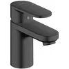 Image de Mitigeur lavabo Vernis Blend 70 Noir mat avec tirette et vidage synthétique