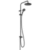 Image de Colonne de douche ou bain douche sans mitigeur Vernis Blend 200 noir mat