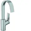 Image de Mitigeur de lavabo 210 bec haut avec tirette et vidage chromé