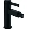 Image de Mitigeur de bidet, bonde Push-Open noir mat Finoris