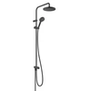 Image de Colonne de douche ou bain douche sans mitigeur Vernis Blend 200 EcoSmart noir mat