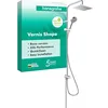 Image de hansgrohe colonne de douche économie d'eau Vernis Shape (EcoSmart), sans robinetterie, pour la renovation, douche de tête 230 x 170 mm avec 1 jet, chromé 26289000 en occasion ou reconditionné