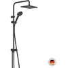 Image de Colonne de douche ou bain douche sans mitigeur Vernis Shape 230 noir mat