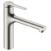 Image de Robinet de cuisine avec douchette Zesis M33 160 2 jets aspect acier inox