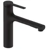 Image de Robinet de cuisine avec douchette Zesis M33 160 2 jets noir mat