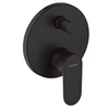 Image de Façade mitigeur mécanique encastré Vernis Blend Noir mat