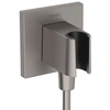 Image de Support pommeau de douche FixFit E noir chromé brossé