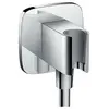 Image de Support pommeau de douche avec raccordement Fixfit Q chromé
