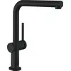 Image de hansgrohe Talis M54 - Robinet de cuisine basse pression pour chauffe-eau, 1 type d'acier, robinet de cuisine avec bec de 270 mm, mitigeur de cuisine orientable, noir mat en occasion ou reconditionné
