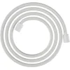 Image de hansgrohe Designflex - Flexible de douche textile universel 2,00 m, tuyau de douche avec protection anti-pliure et écrou tournant anti-torsion, avec joints d'étanchéité, Blanc mat en occasion ou reconditionné