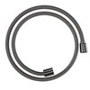 Image de Flexible de douche Designflex 125 cm noir chromé brossé