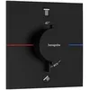 Image de hansgrohe ShowerSelect Comfort E - Mitigeur thermostatique, Robinet encastré avec arrêt de sécurité (SafetyStop) à 40°C, Thermostat carré, 2 sorties, Noir mat en occasion ou reconditionné