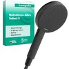 Image de hansgrohe Raindance Alive Select S 24500670 Pommeau de douche 3 types de jet (PowderRain inclus) - Pommeau de douche rond 125 mm avec fonction anti-calcaire - Noir mat en occasion ou reconditionné
