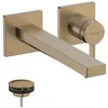 Image de hansgrohe Tecturis E - Mitigeur lavabo encastré avec garniture de vidage, Robinet de salle de bain avec longueur sous bec 22,5 cm, économie d'eau (EcoSmart+), Bronze brossé, 73051140 en occasion ou reconditionné