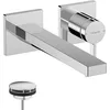 Image de hansgrohe Tecturis E - Mitigeur lavabo encastré avec garniture de vidage, Robinet de salle de bain avec longueur sous bec 22,5 cm, économie d'eau (EcoSmart+), Chromé, 73051000 en occasion ou reconditionné