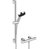 Image de Pack mitigeur douche thermostatique Ecostat Comfort - Ensemble Crometta 3 jets - Chromé