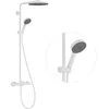 Image de hansgrohe Pulsify S Puro - Colonne de douche économie d'eau (EcoSmart) avec mitigeur thermostatique, douche pluie (260 mm), douchette, flexible, barre et douche de tête ronde, Blanc mat, 24237700 en occasion ou reconditionné