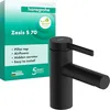 Image de hansgrohe Zesis S 74713670 Robinet de lavabo pour eau froide sans évacuation pour WC d'invités avec hauteur de bec 74 mm Mitigeur économie d'eau (EcoSmart+) Noir mat en occasion ou reconditionné